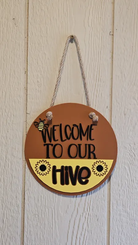 Decorative Craft Sign - 3D printed home decor sign